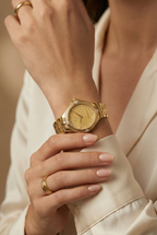 Saleh Sallom 18K Yellow Gold Diamond Watch – 1.50 Carat Natural Diamonds (D Color, VS–SI Clarity)-Saleh Sallom