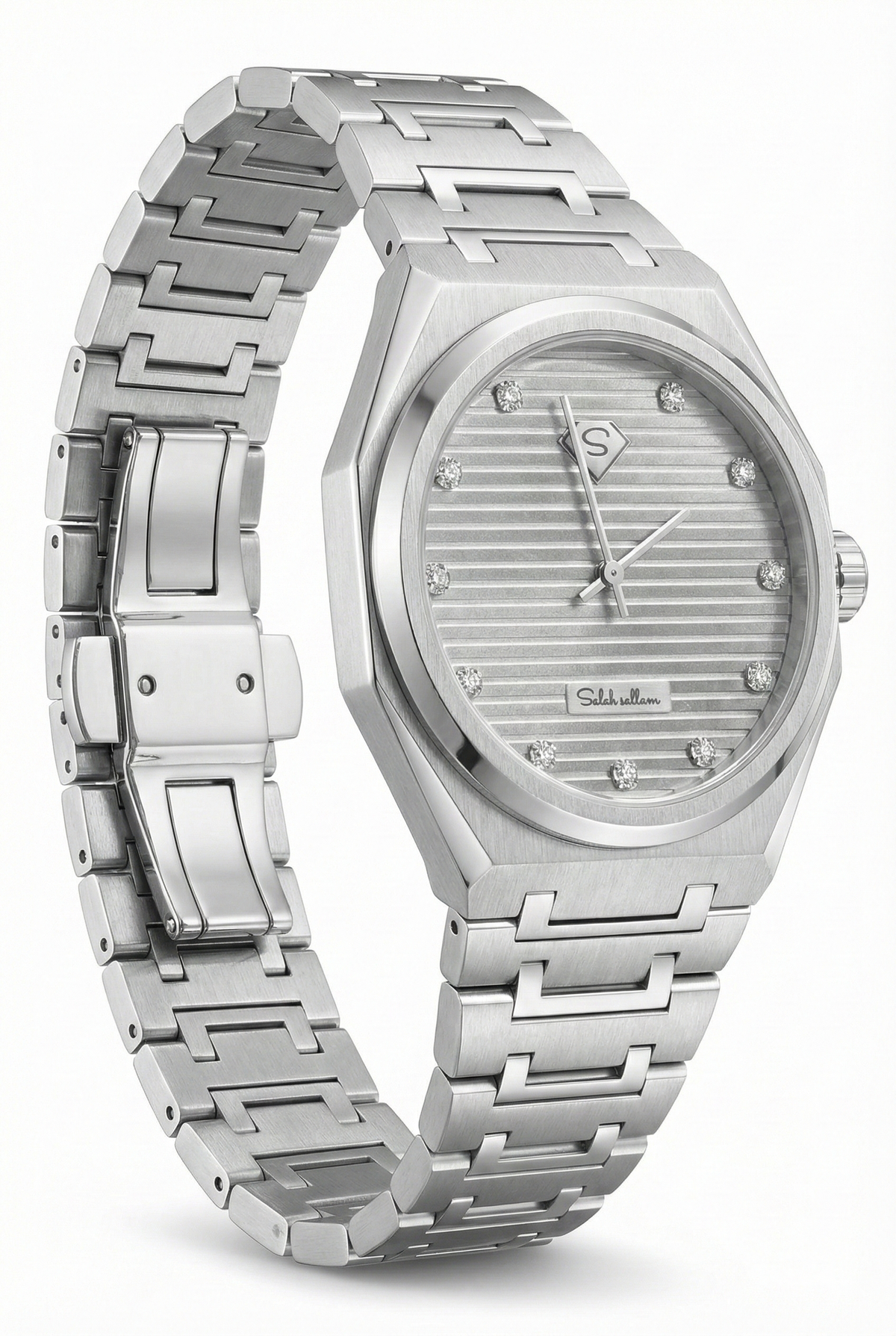 0.25 Carat Natural Diamond Luxury Watch – D Color VS1 | Saleh Sallom-Saleh Sallom