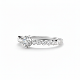 Diamond Ring - 0.47 CT-Saleh Sallom