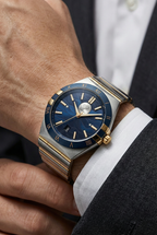 0.04 Carat Natural Diamond Two-Tone Luxury Watch – D Color VS1 | Saleh Sallom-Saleh Sallom