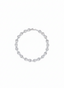 Infinity Link American Diamond Bracelet in Rhodium-Plated Sterling Silver-Saleh Sallom