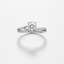Elegant 1.1 CT Round Diamond Engagement Ring in 18K White Gold – IGI Certified-Saleh Sallom