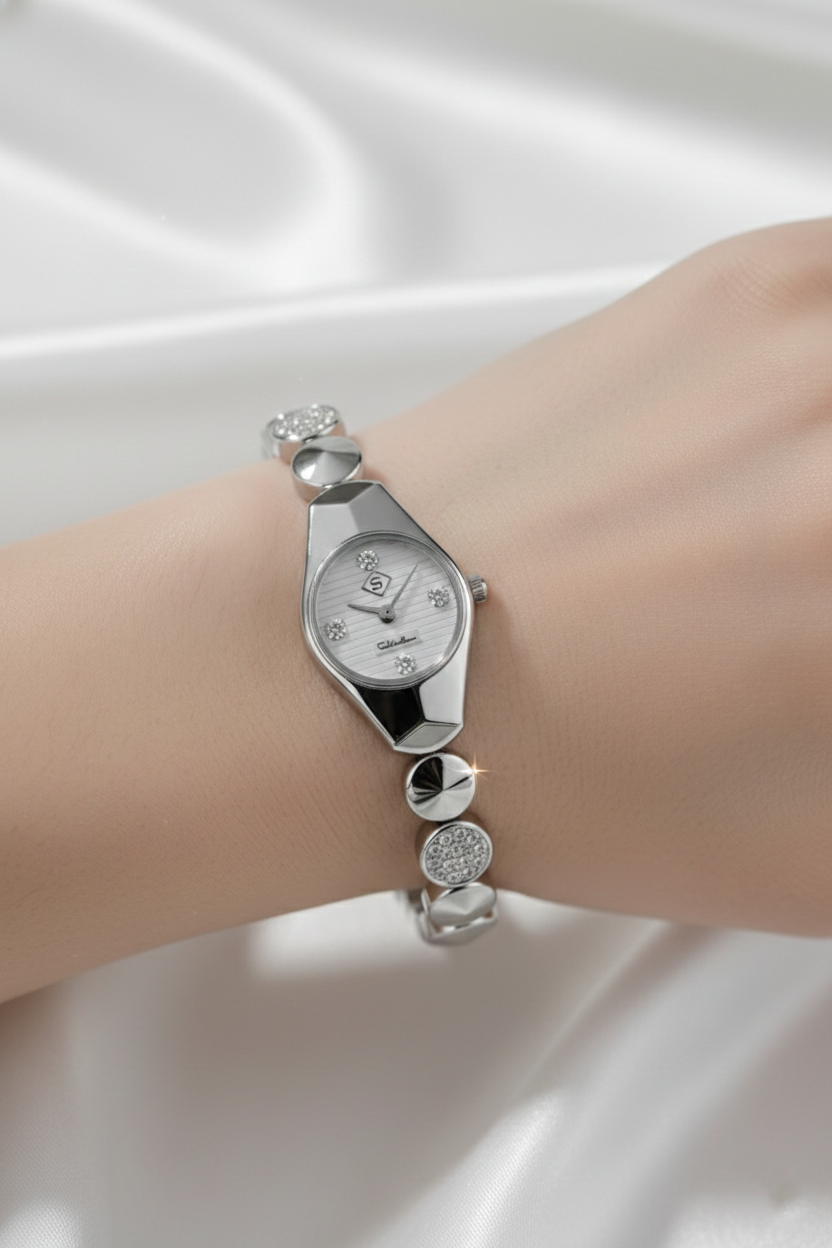 1.00 Carat Natural Diamond Luxury Watch – D Color VS1 | Saleh Sallom