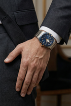 0.04 Carat Natural Diamond Two-Tone Luxury Watch – D Color VS1 | Saleh Sallom-Saleh Sallom