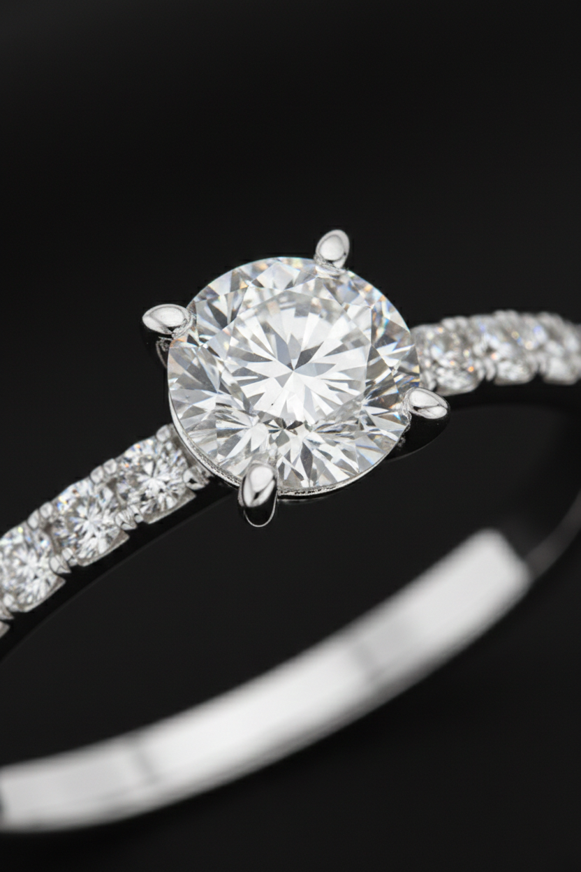 Classic Solitaire Diamond Ring-Saleh Sallom