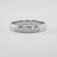 18K White Gold Diamond Band Ring – Natural Diamonds | IGI Certified-Saleh Sallom