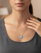 An elegant diamond necklace crafted with refined detailing and timeless appeal.