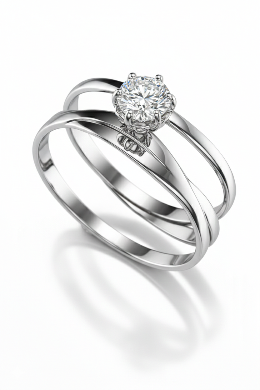 Diamond Drop Earrings in 18K Yellow Gold