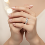 Five Stone Round Diamond Band in White Gold | 1.25 Carat | VS1 Clarity | Luxury Anniversary Ring | Saleh Sallom-Saleh Sallom