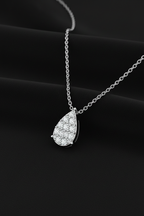 18K White Gold with Natural Diamond & South Sea Pearl-Saleh Sallom