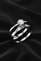 Diamond Drop Earrings in 18K Yellow Gold