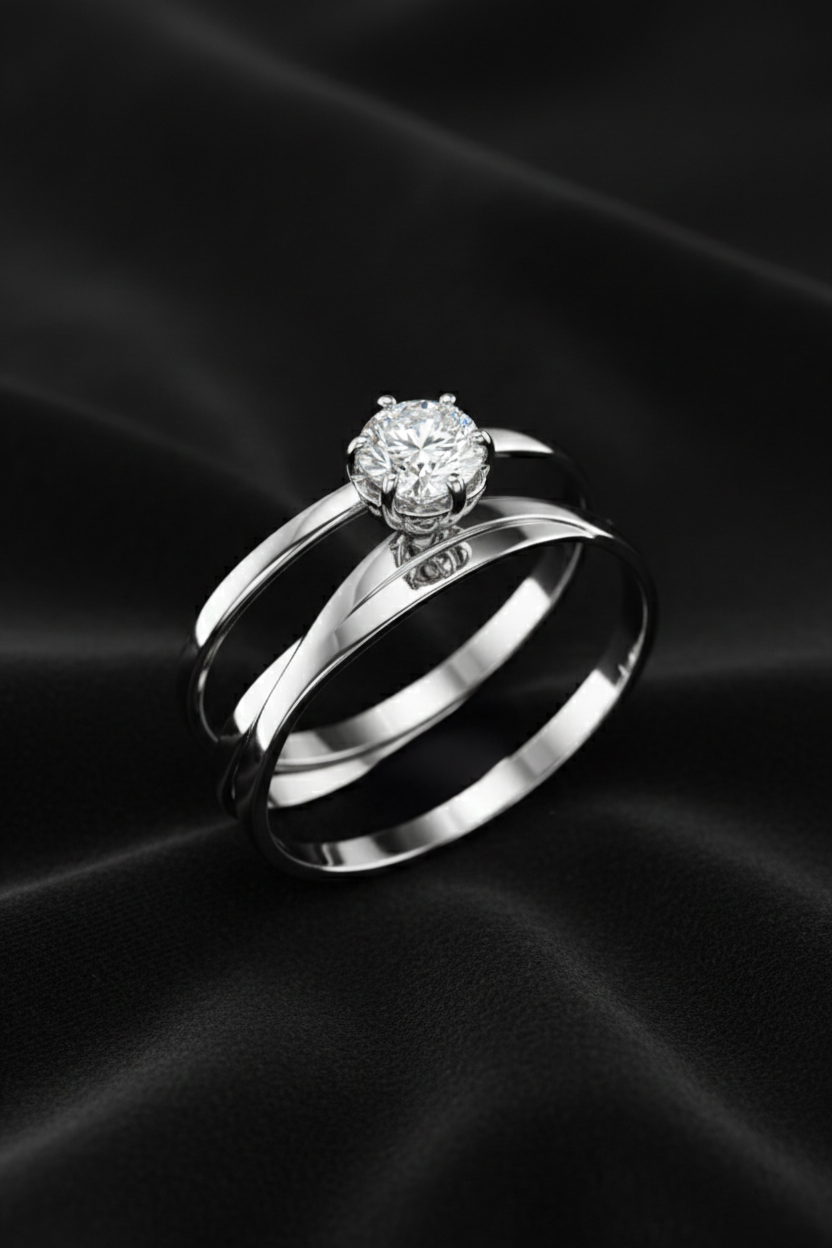 Diamond Drop Earrings in 18K Yellow Gold