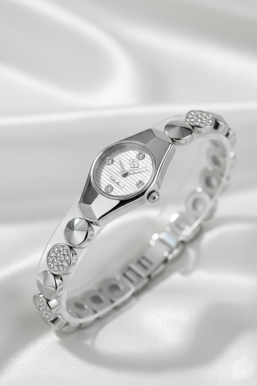 1.00 Carat Natural Diamond Luxury Watch – D Color VS1 | Saleh Sallom