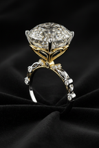 Emerald & Diamond Drop Earrings in 18K Yellow Gold-Saleh Sallom