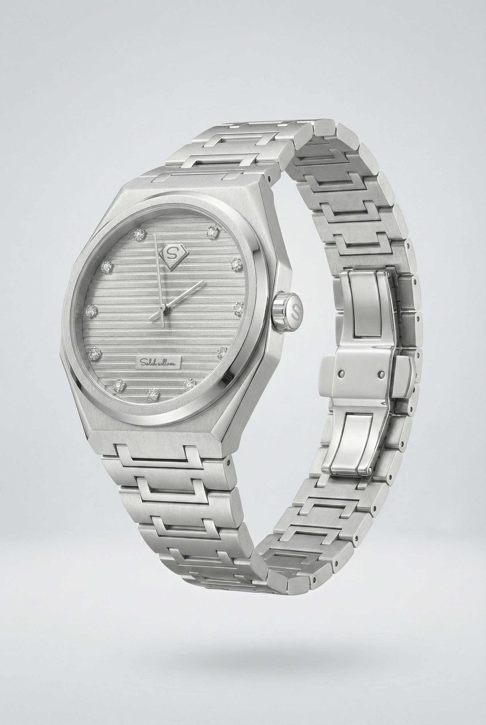 0.25 Carat Natural Diamond Luxury Watch – D Color VS1 | Saleh Sallom-Saleh Sallom