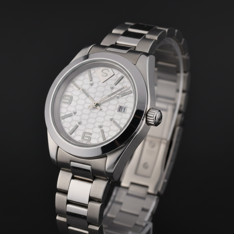 Natural Diamond Watch – 0.12