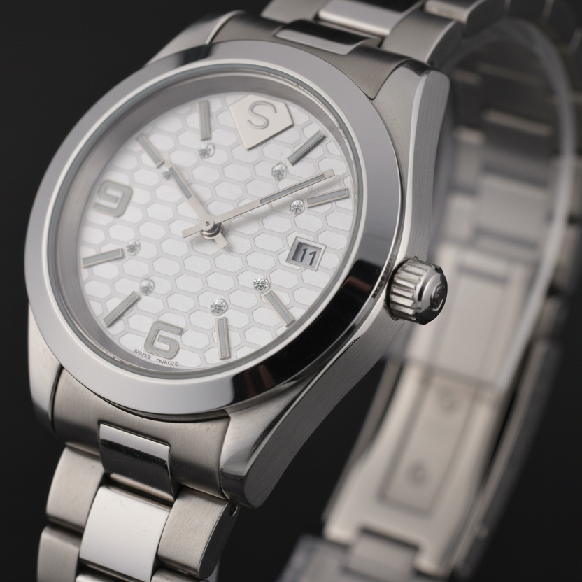 Natural Diamond Watch – 0.12