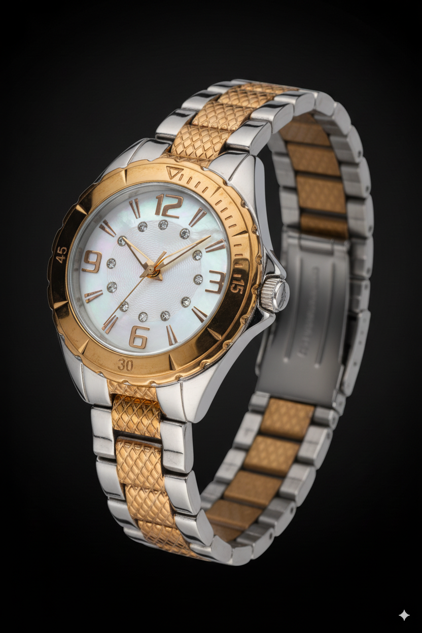 Natural Diamond Watch – 0.18 ctw | Swiss-made Movement