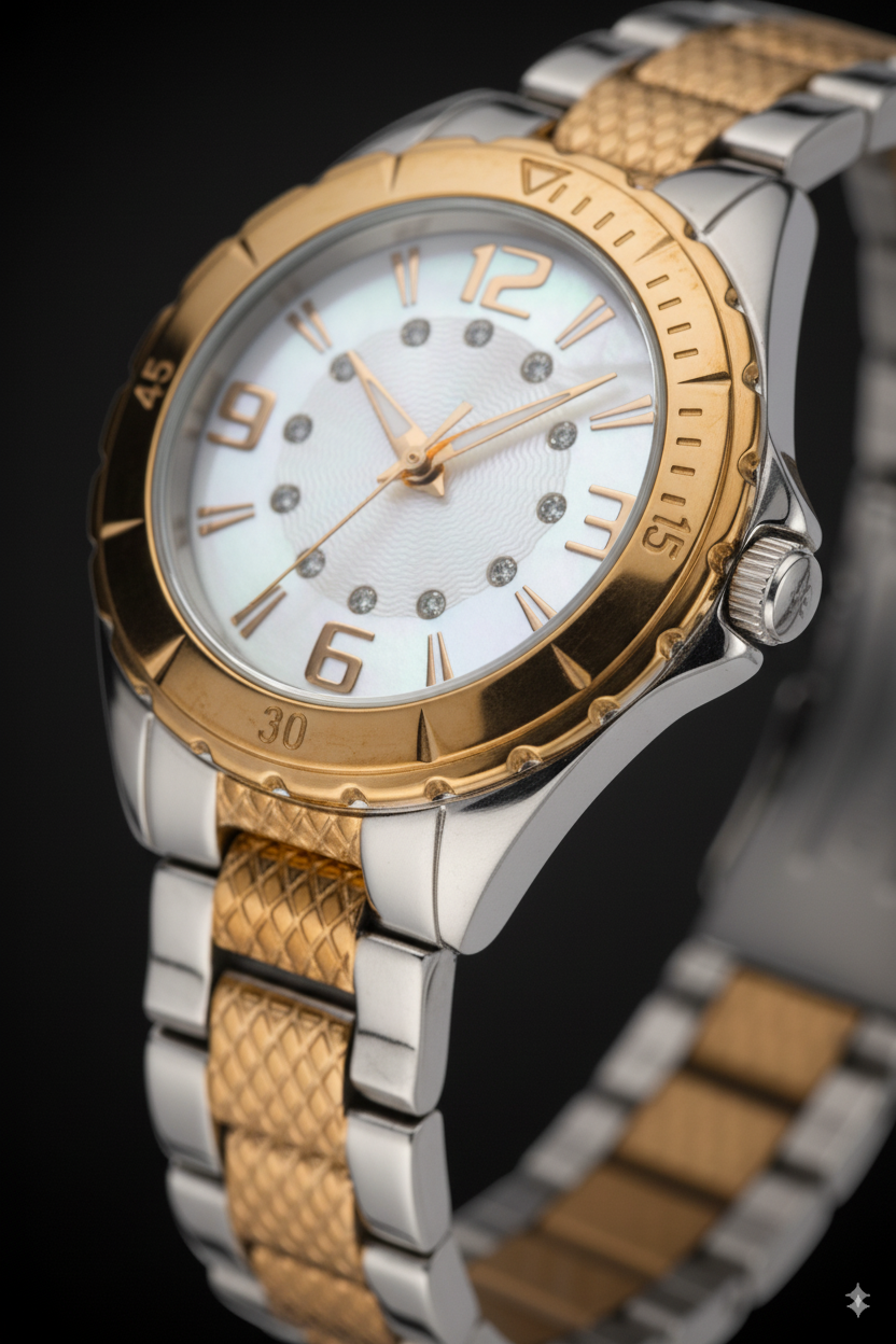 Natural Diamond Watch – 0.18 ctw | Swiss-made Movement