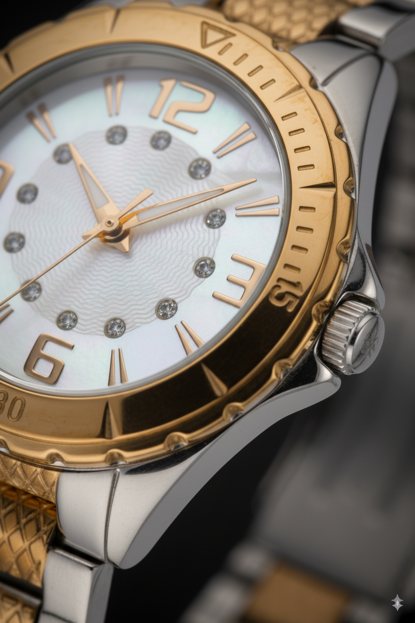 Natural Diamond Watch – 0.18 ctw | Swiss-made Movement
