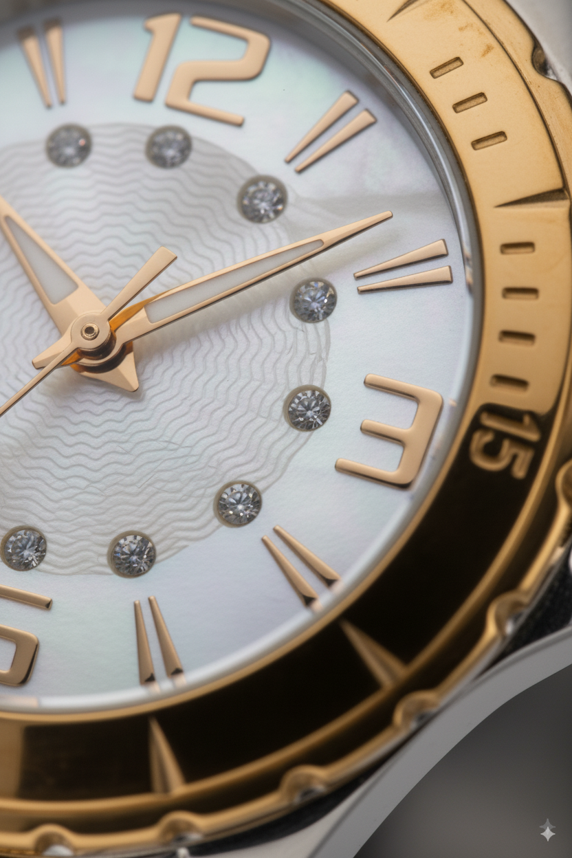 Natural Diamond Watch – 0.18 ctw | Swiss-made Movement