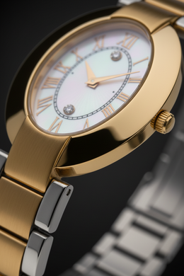 Golden Harmony Diamond Watch-Saleh Sallom
