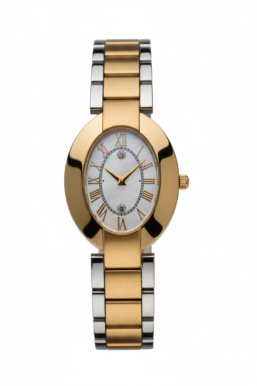 Golden Harmony Diamond Watch-Saleh Sallom