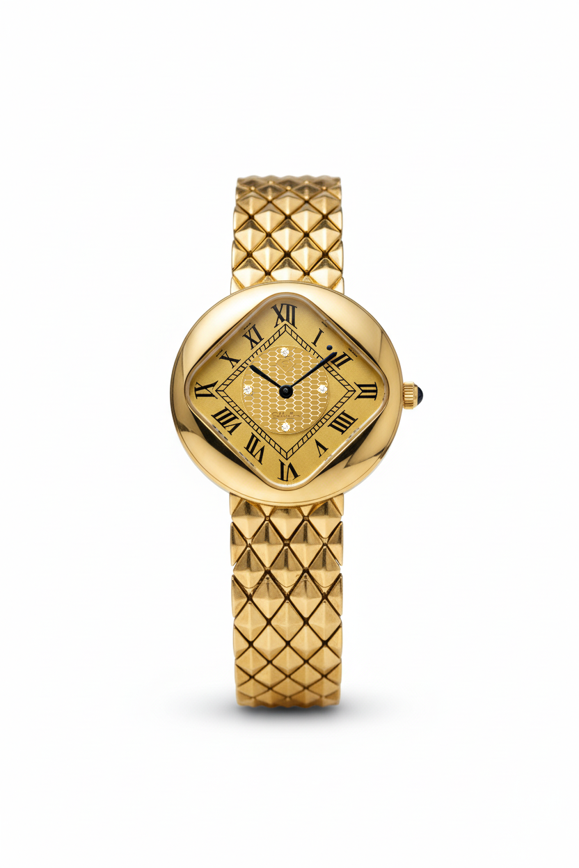 Golden Heritage Diamond Timepiece-Saleh Sallom Main image