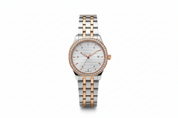 Dual-Tone Diamond Watch-Saleh Sallom
