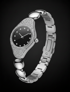 Noir Halo Diamond Watch