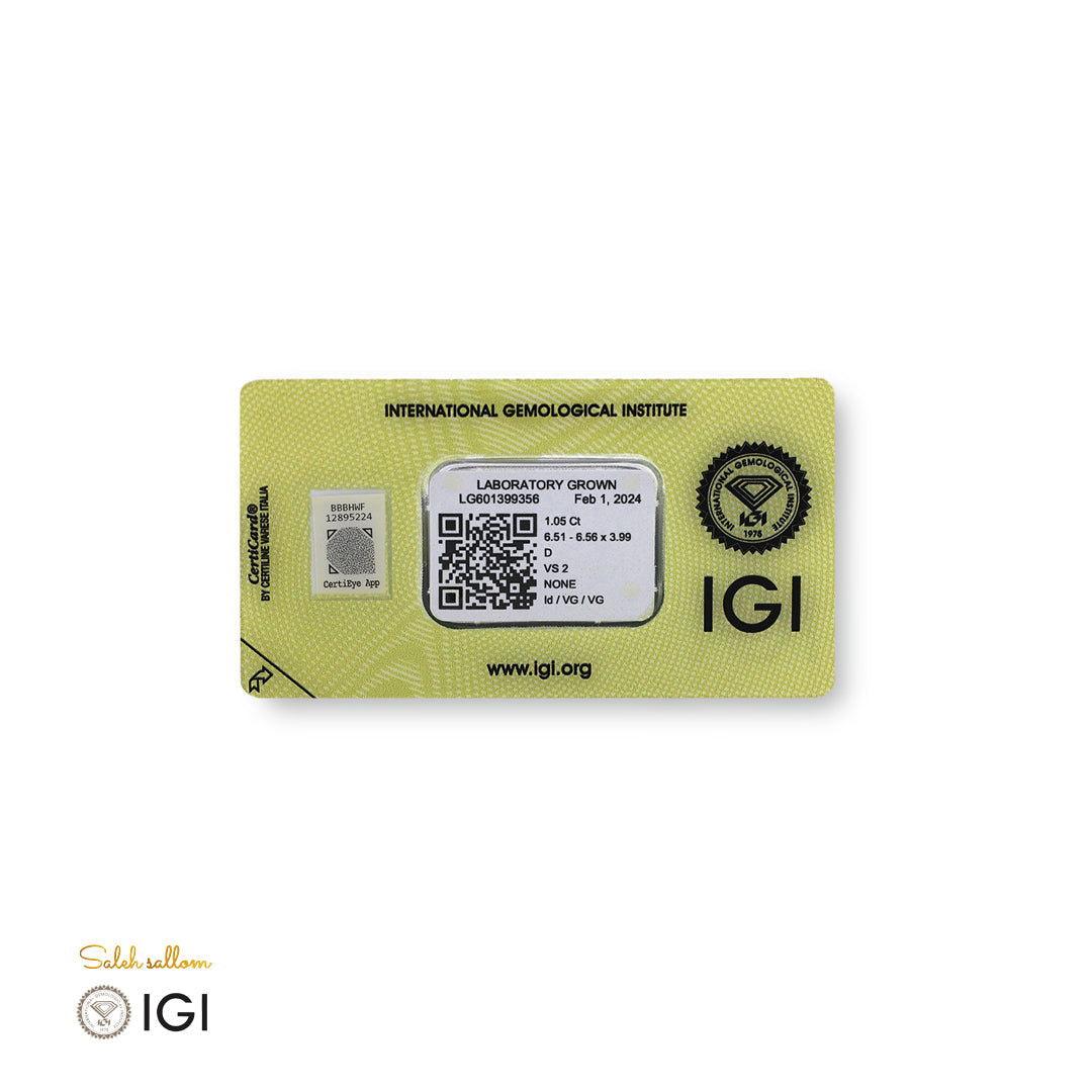LAB GROWN DIAMOND BY SALEH SALLOM | 1.O5 CT - Saleh Sallom