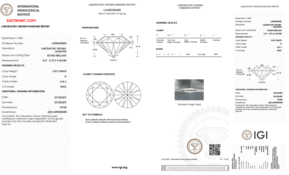 LAB GROWN DIAMOND BY SALEH SALLOM | 2.50 CT - Saleh Sallom
