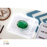 Natural Emerald Stone - 2.80 ct - Saleh Sallom