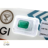 Natural Emerald Stone - 4.97 ct - Saleh Sallom