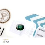 Natural Green Sapphire -  2.02 CT - Saleh Sallom