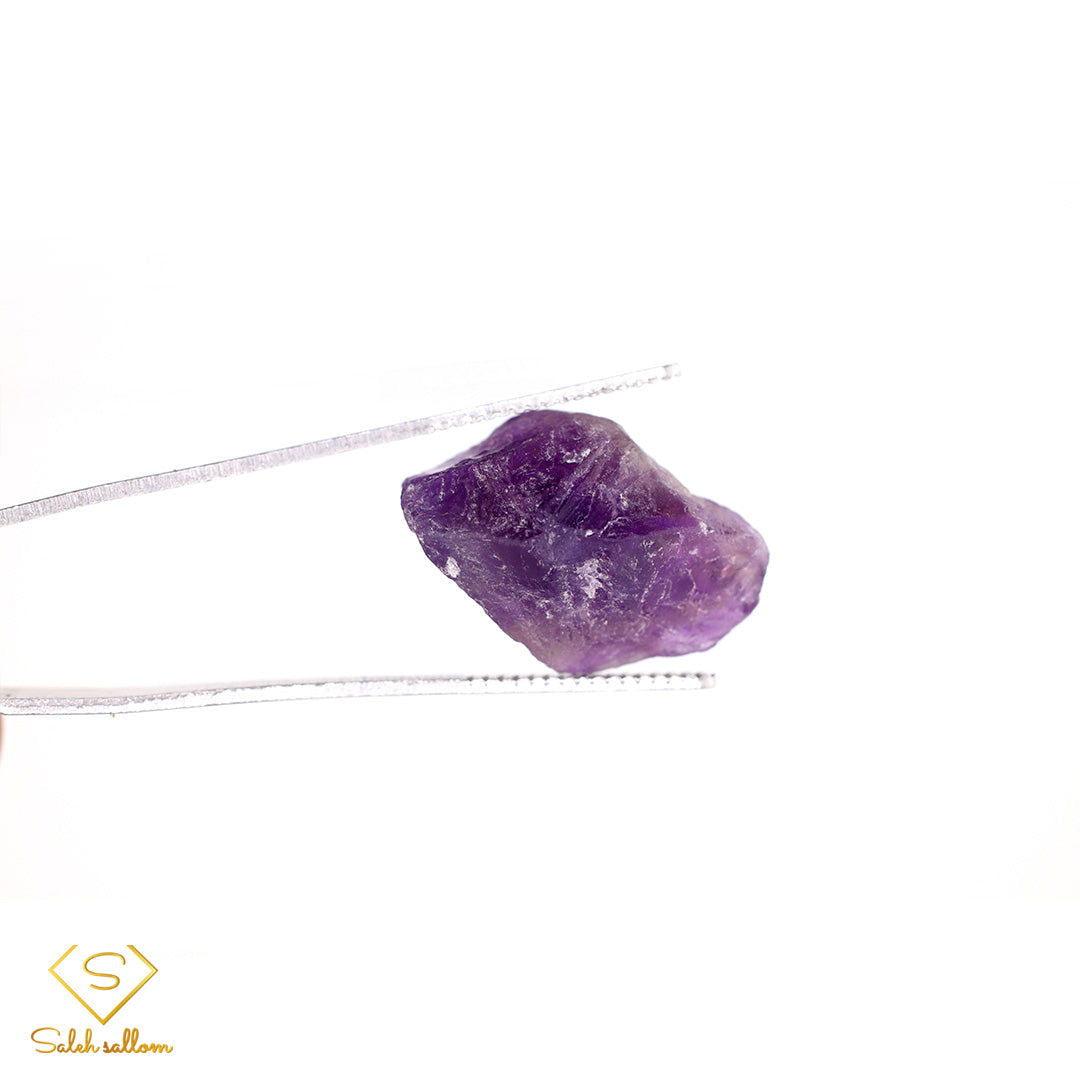 Natural Rough Amethyst - 27.67 ct - Saleh Sallom