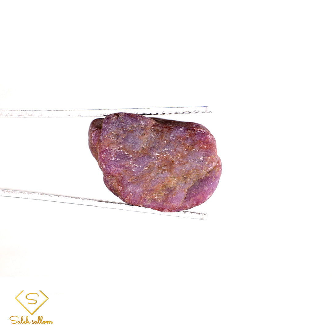 Natural Rough Ruby - 3 pcs - Saleh Sallom