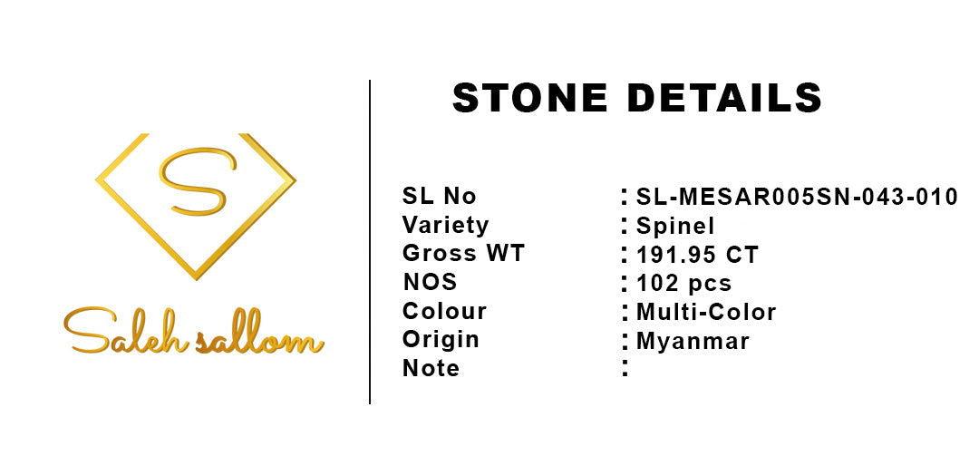 Natural Rough Spinel - 102 pcs - Saleh Sallom