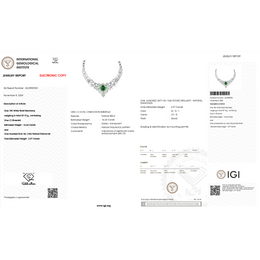 Natural Emerald &amp; Diamond High Jewelry Necklace | 16.24 CT Emerald | 2.97 CT Natural Diamonds | 18K Gold | Saleh Sallom-Saleh Sallom