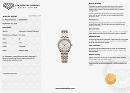 Dual-Tone Diamond Watch-Saleh Sallom