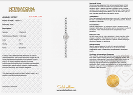 1.00 Carat Natural Diamond Luxury Watch – D Color VS1 | Saleh Sallom-Saleh Sallom