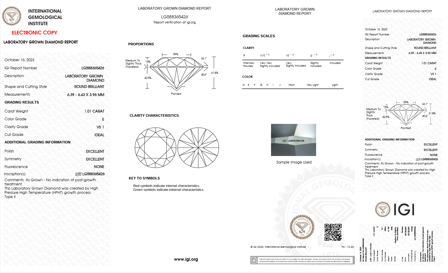 1.01 Carat E VS1 Lab Diamond Bridal Set in 18K White Gold | IGI Certified | Saleh Sallom-Saleh Sallom