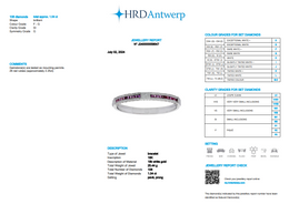 Natural Diamond & Ruby Tennis Bracelet | 1.04 Ct Diamonds | 18K White Gold | HRD Certified | Saleh Sallom-Saleh Sallom