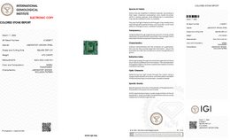 IGI Certified Laboratory Grown Green Spinel | 4.72 Carat Square Step Cut | Luxury Gemstone-Saleh Sallom