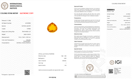IGI Certified Golden Pear Citrine | 24.40 Carat | Elegant Statement Gem