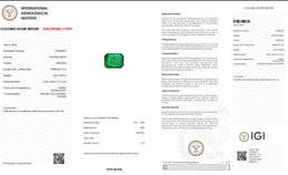 IGI Certified Natural Emerald | 2.06 Carats Emerald Cut | Luxury Gemstone-Saleh Sallom