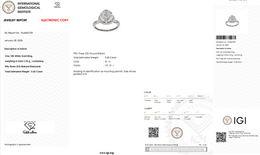 Natural Diamond Halo Engagement Ring in 18K White Gold | 2.83 CT Centre Diamond | 0.45 CT Natural Diamonds