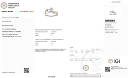 Natural White & Yellow Diamond Crossover Ring in 18K White Gold | 0.17 CT Natural Diamonds | 0.39 CT Yellow Diamonds