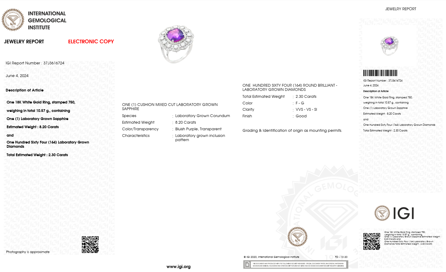 Pink Sapphire & Diamond Floral Halo Ring in 18K White Gold-Saleh Sallom