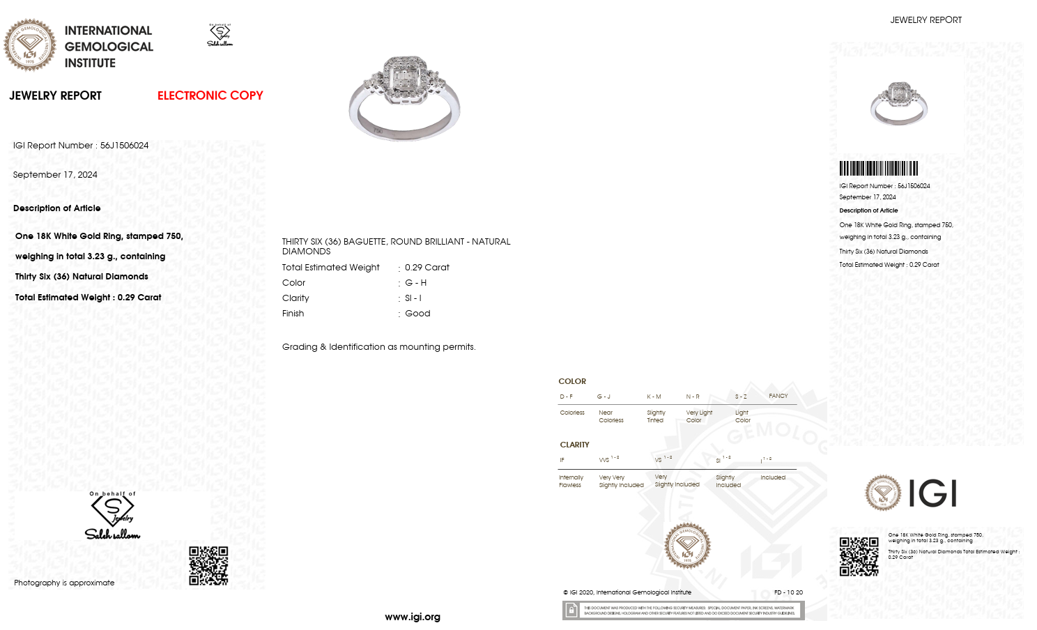 Evil Eye Diamond Necklace 18K Yellow Gold with Natural Diamond Accents-Saleh Sallom